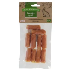 Smulti Hondensnacks>Hondensnack konijn+rijst roll 85g