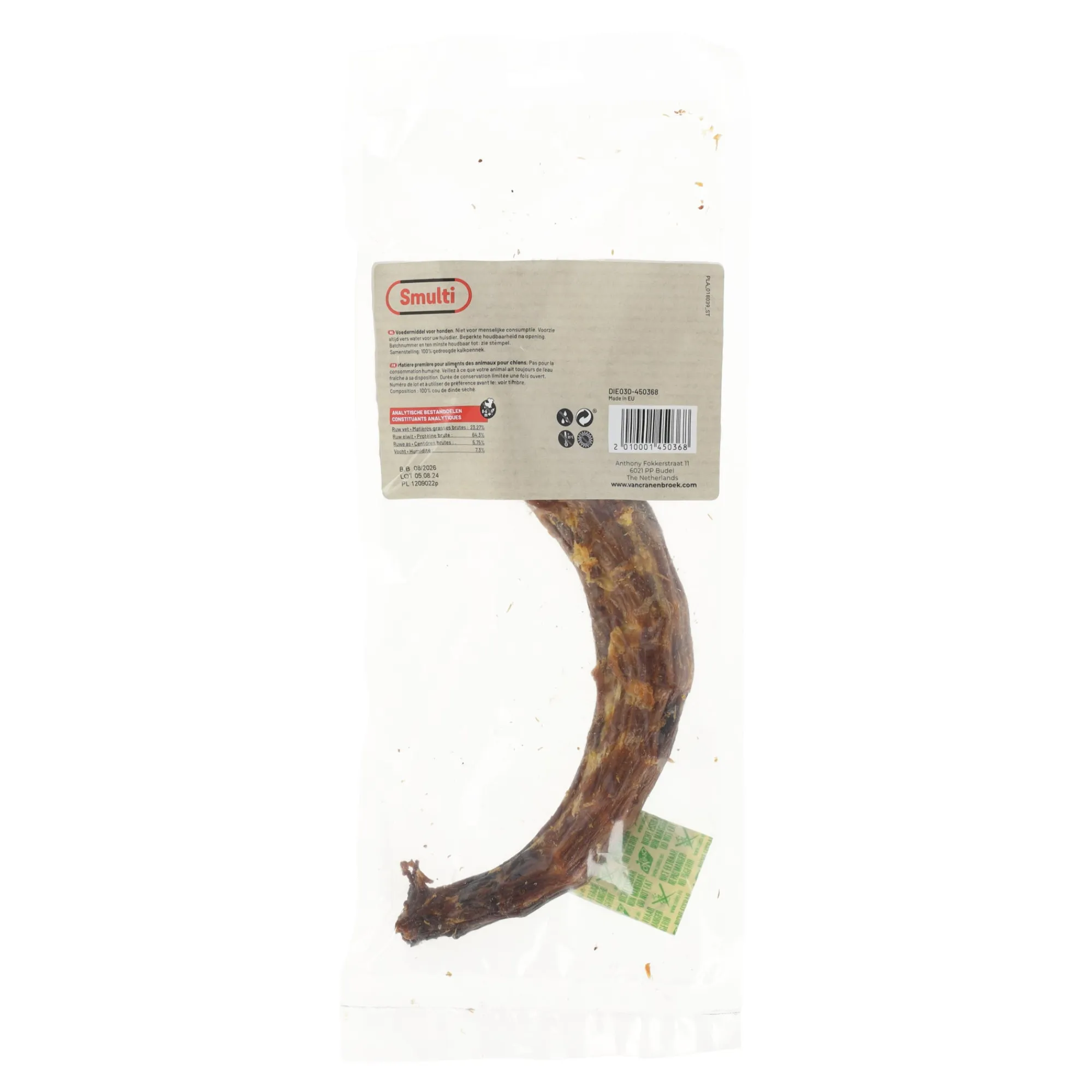 Smulti Hondensnacks>Hondensnack nature kalkoennek 1st