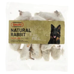 Smulti Hondensnacks>Hondensnack nature konijnenpoot met haar 200 g