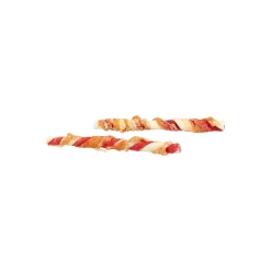 Smulti Hondensnacks>Hondensnack rawhide staaf + kip 7/8mm 12cm 70g