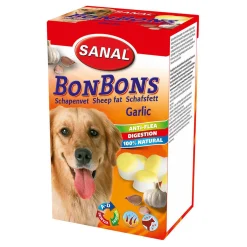 Sanal Hondensnacks>Hondensnack schapenvet bonbons knoflook