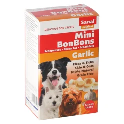 Sanal Hondensnacks>Hondensnack schapenvet bonbons knoflook mini