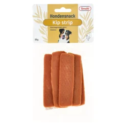 Smulti Hondensnacks>Hondensnack strip kip 85g