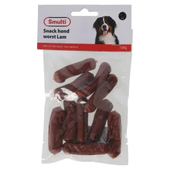 Smulti Hondensnacks>Hondensnack worst lam 100gr