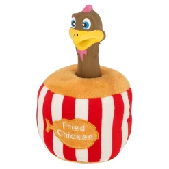 Friendly Pet Hondenspeelgoed>Hondenspeelgoed bucket met kip 18cm