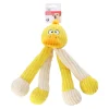 Friendly Pet Hondenspeelgoed>Hondenspeelgoed eend geel 13x30cm