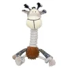 Friendly Pet Hondenspeelgoed>Hondenspeelgoed giraffe touw + TPR