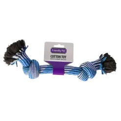 Friendly Pet Hondenspeelgoed>Hondenspeelgoed halter 35cm blauw/wit