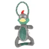 Friendly Pet Hondenspeelgoed>Hondenspeelgoed kip 35cm grijs/groen eco