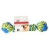Friendly Pet Hondenspeelgoed>Hondenspeelgoed knoopbeen blauw/geel 28cm