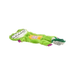 Friendly Pet Hondenspeelgoed>Hondenspeelgoed krokodil+touw 40cm