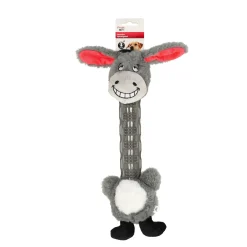 Friendly Pet Hondenspeelgoed>Hondenspeelgoed Necki ezel plush grijs 41x18,5x8,5cm