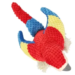 Friendly Pet Hondenspeelgoed>Hondenspeelgoed papegaai rood 33cm