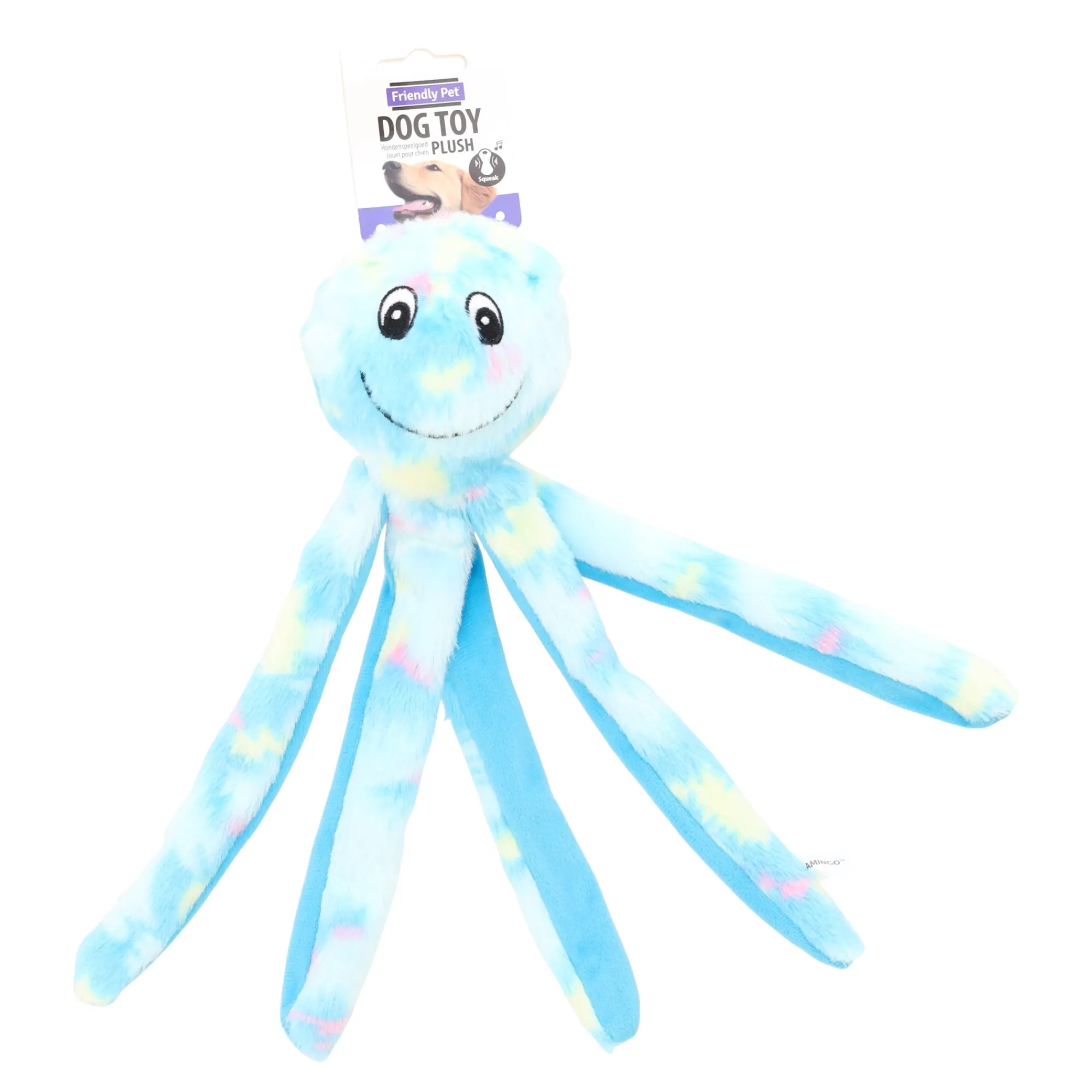 Friendly Pet Hondenspeelgoed>Hondenspeelgoed pluche octopus Paul