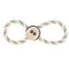 Friendly Pet Hondenspeelgoed>Hondenspeelgoed touw met 2 lus en bal