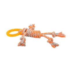 Friendly Pet Hondenspeelgoed>Hondenspeelgoed touw met ring 31 cm