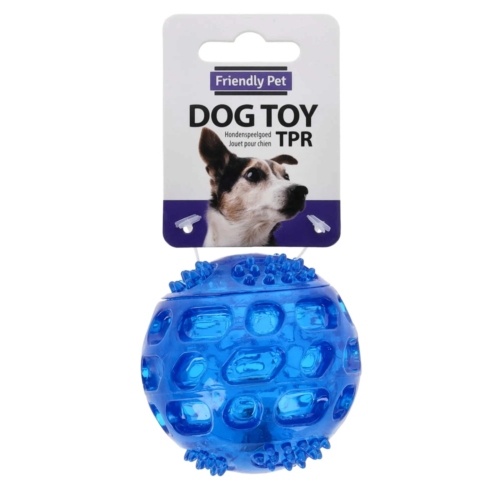 Friendly Pet Hondenspeelgoed>Hondenspeelgoed TPR bal LED 7.5cm