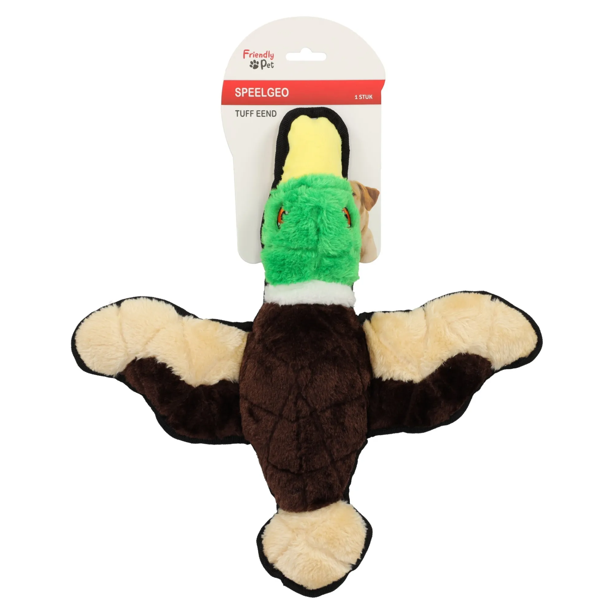 Friendly Pet Hondenspeelgoed>Hondenspeelgoed tuff eend