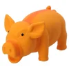 Friendly Pet Hondenspeelgoed>Hondenspeelgoed varken latex 16cm oranje