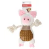 Friendly Pet Hondenspeelgoed>Hondenspeelgoed varken TPR + touw