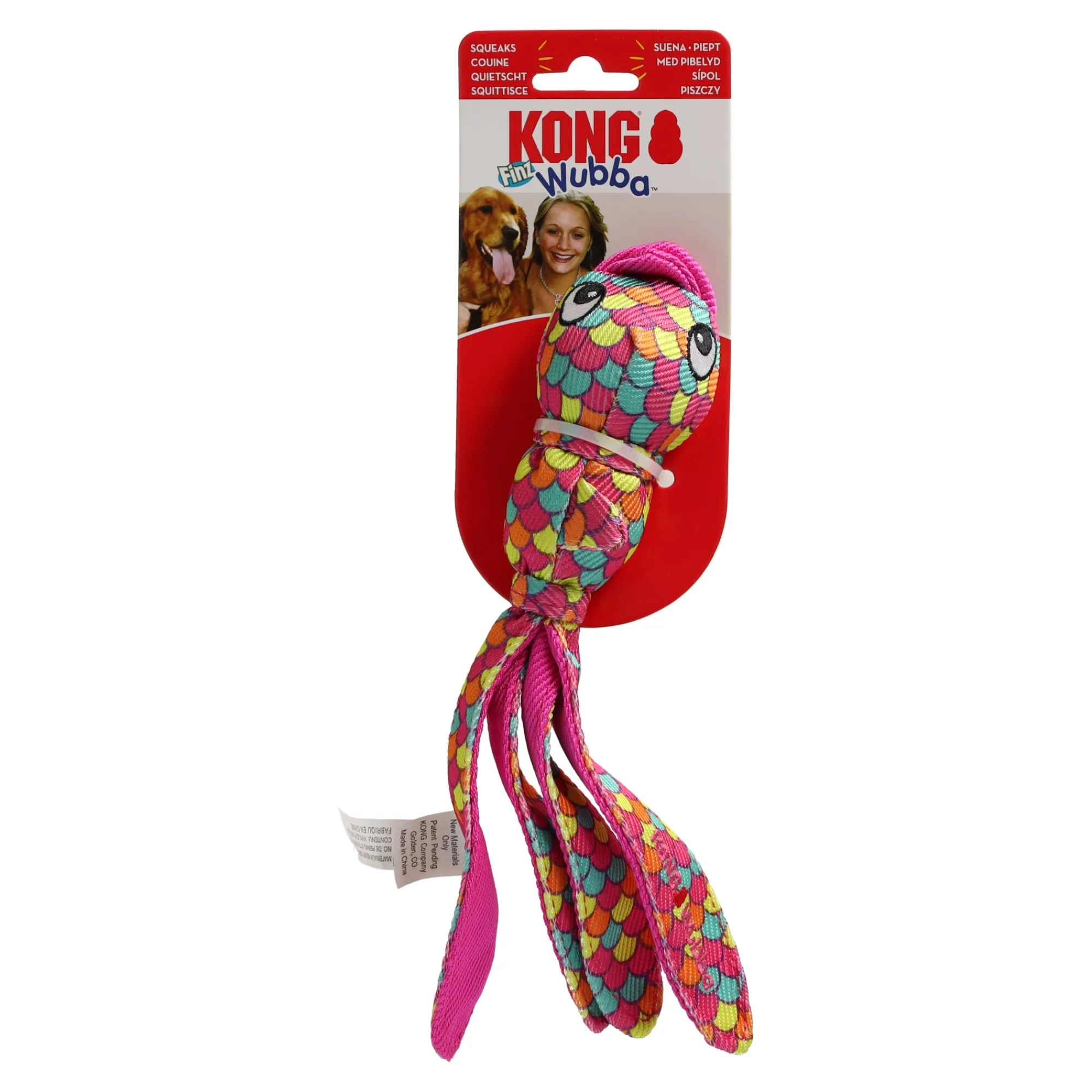 Kong Hondenspeelgoed>Hondenspeelgoed wubba finz small