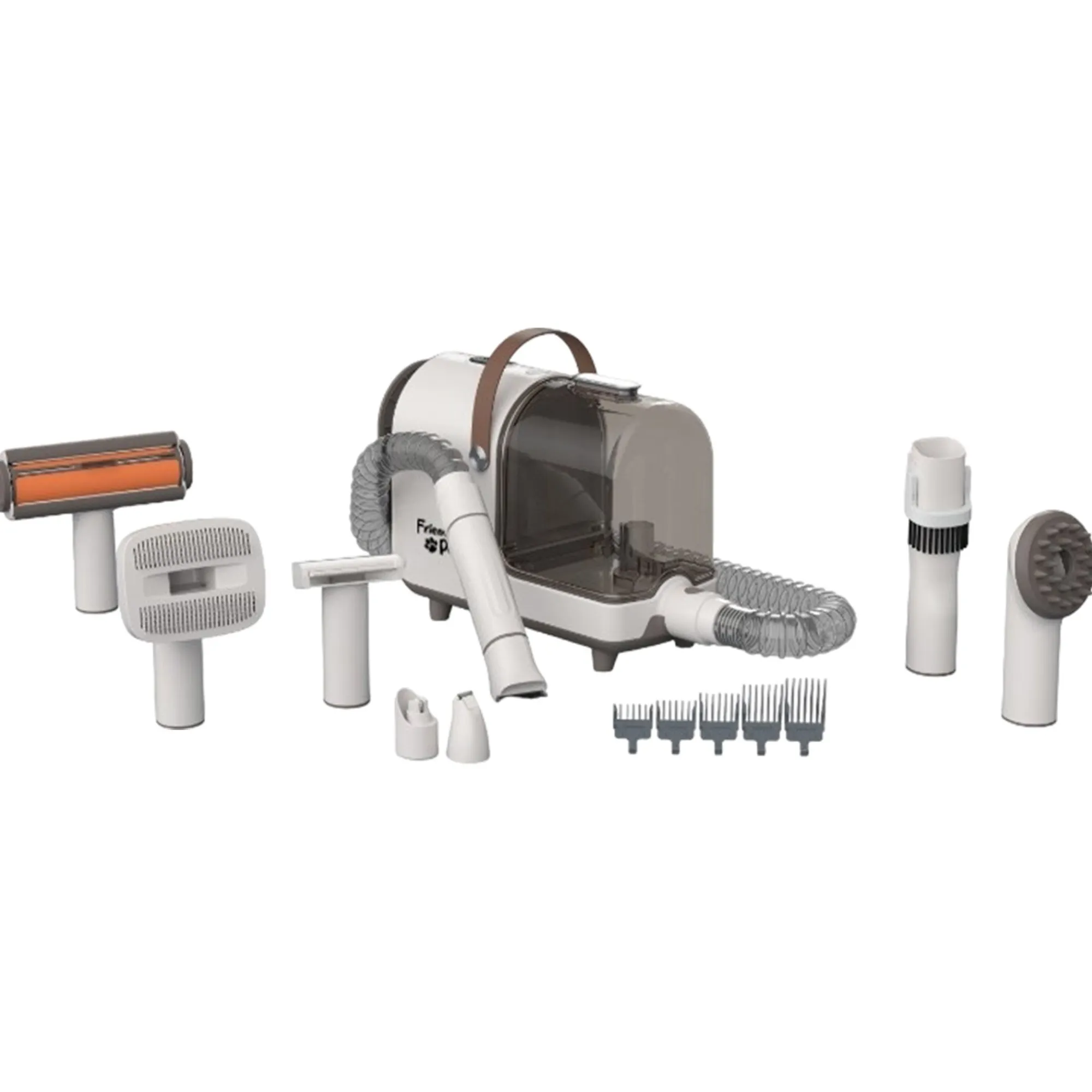 Friendly Pet Hondenverzorging>Hondentondeuse en stofzuiger 8-in-1