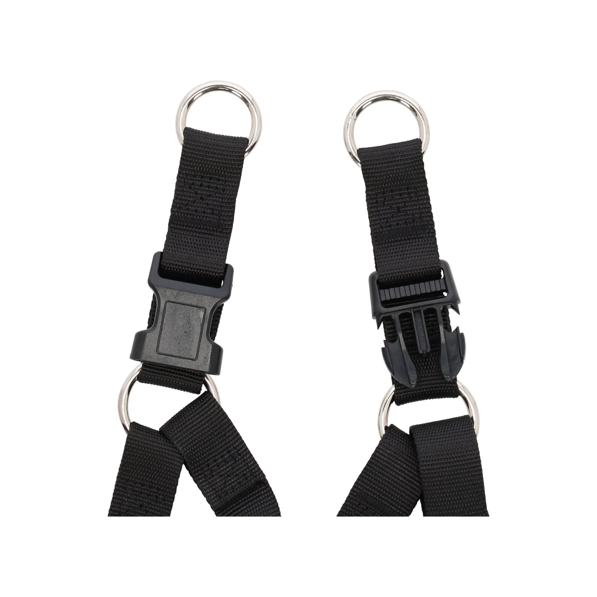 Friendly Pet Hondentuig>Hondentuig A 15mm 30-50cm zwart FP