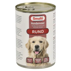 Smulti Hondenvoer>Hondenvoer Blik 410 gram Rund