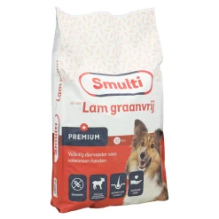 Smulti Hondenvoer>Hondenvoer Premium graanvrij lam 10kg