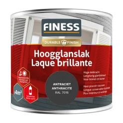 Finess Lakken>Hoogglans antraciet 14203 250ml