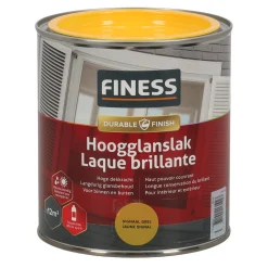 Finess Lakken>Hoogglans signaal geel 1423 750ml