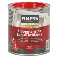 Finess Lakken>Hoogglans warm rood 14200 750ml