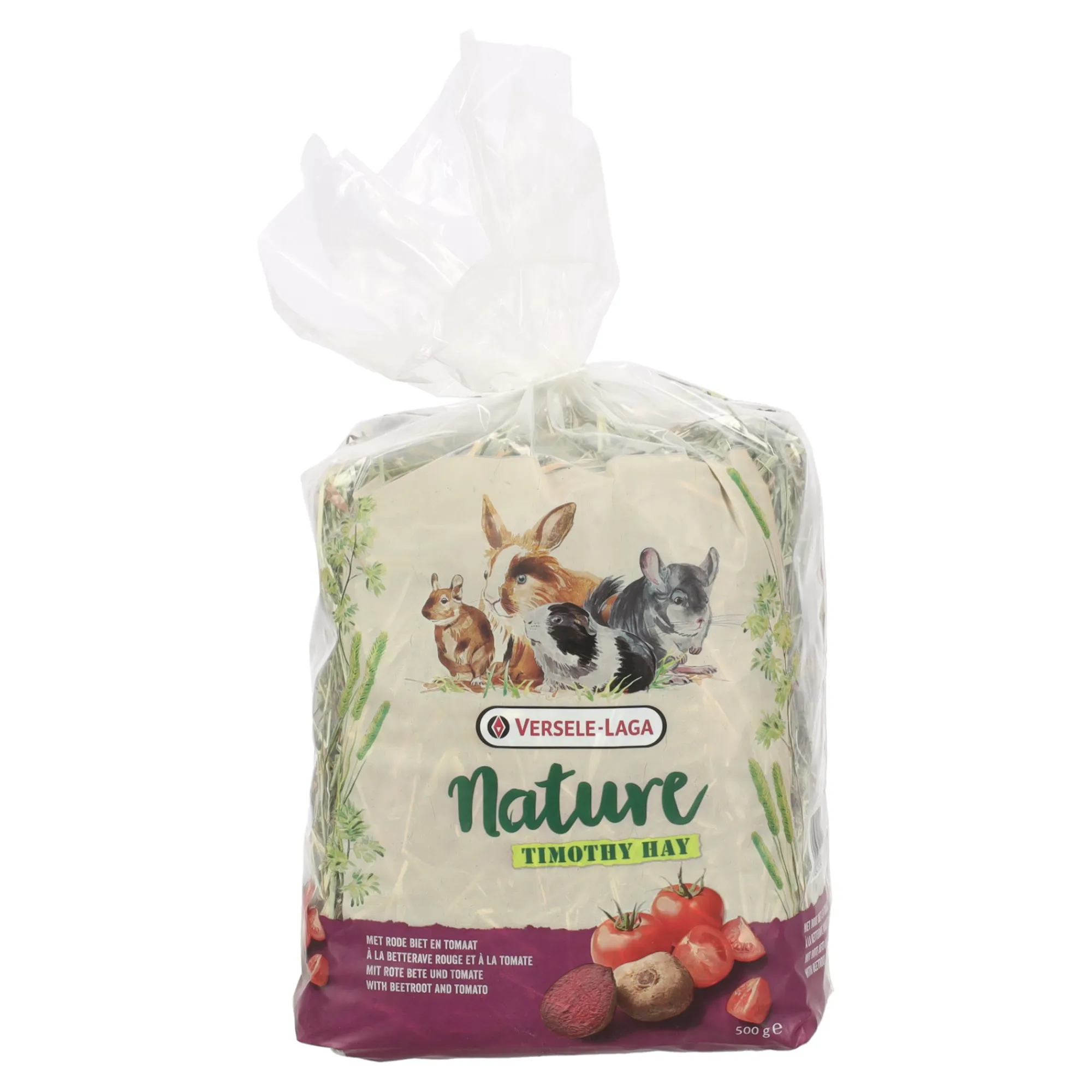 Versele Laga Knaagdiervoer>Hooi timothy rode biet + tomaat 500g