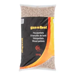Sun Heat Binnenverwarming>Houtpellets 10 kg din plus