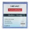 Nevac Schoonmaken>Huishouddoek 38 x 40 cm blue 10st