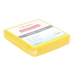 Nevac Schoonmaken>Huishouddoek 38 x 40 cm geel 10st