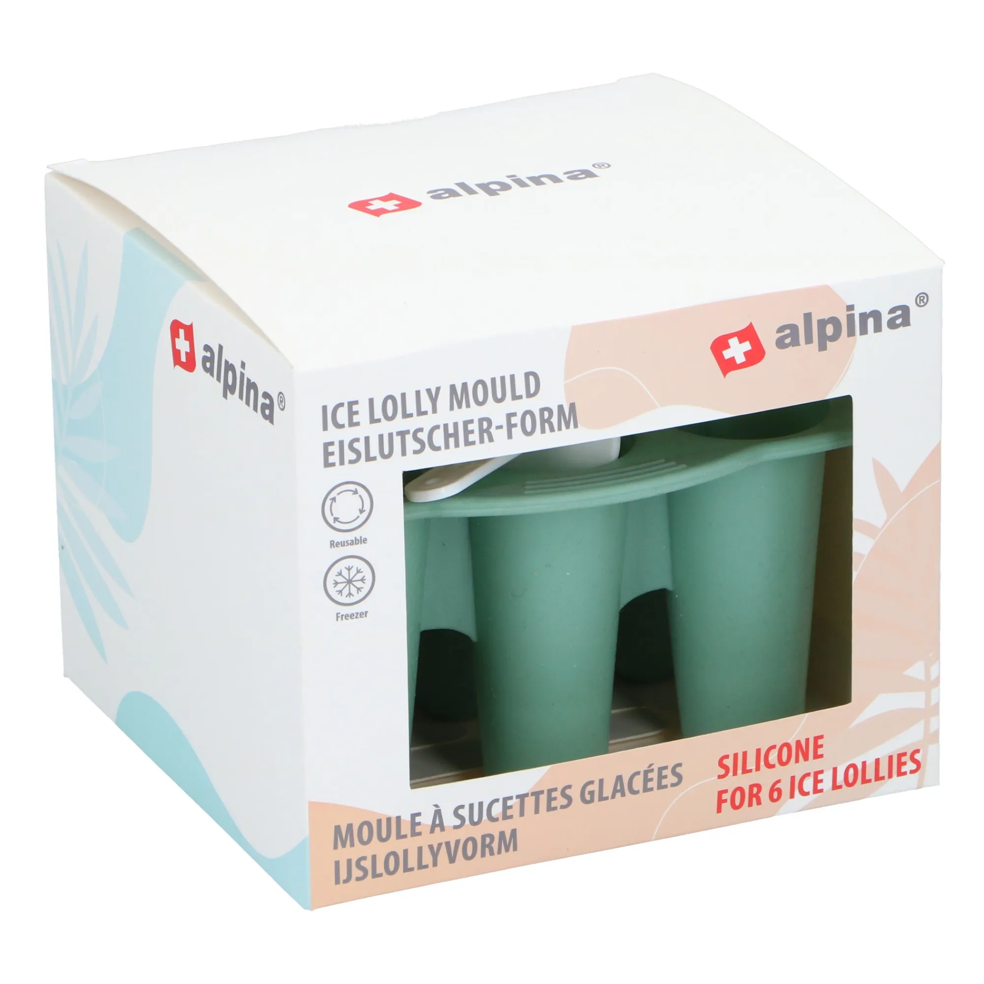 Alpina Koken & Tafelen>IJslollyvorm 185g assorti