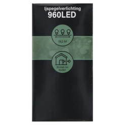 O'malley Kerstverlichting>Ijspegelverlichting 960 LED warm wit