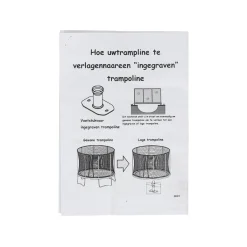 Van Cranenbroek Trampolines>inbouwset Ø365 cm tav VCB Sky Prof