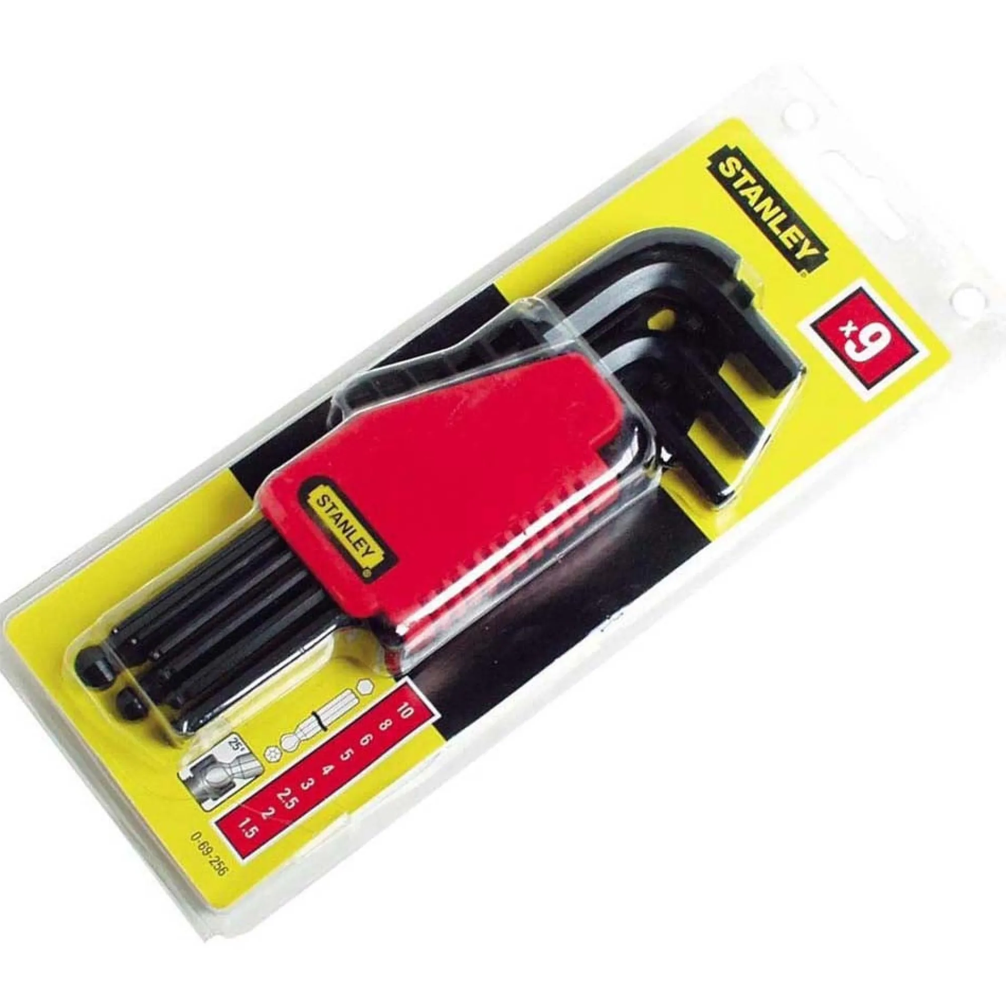 Stanley Handgereedschap>Inbussleutel 9-delig 0-69-256