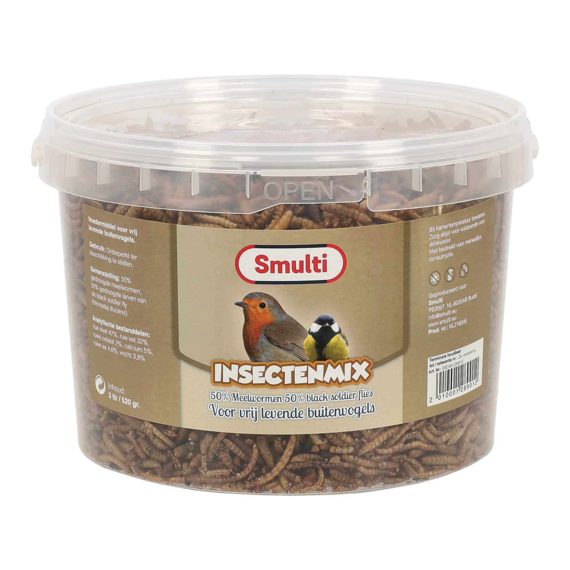 Smulti Vogelvoer>Insectenmix 3L