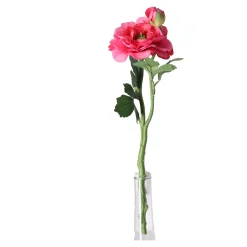 O'malley Kunstplanten En Kunstbloemen>Japanse roos roze 36 cm