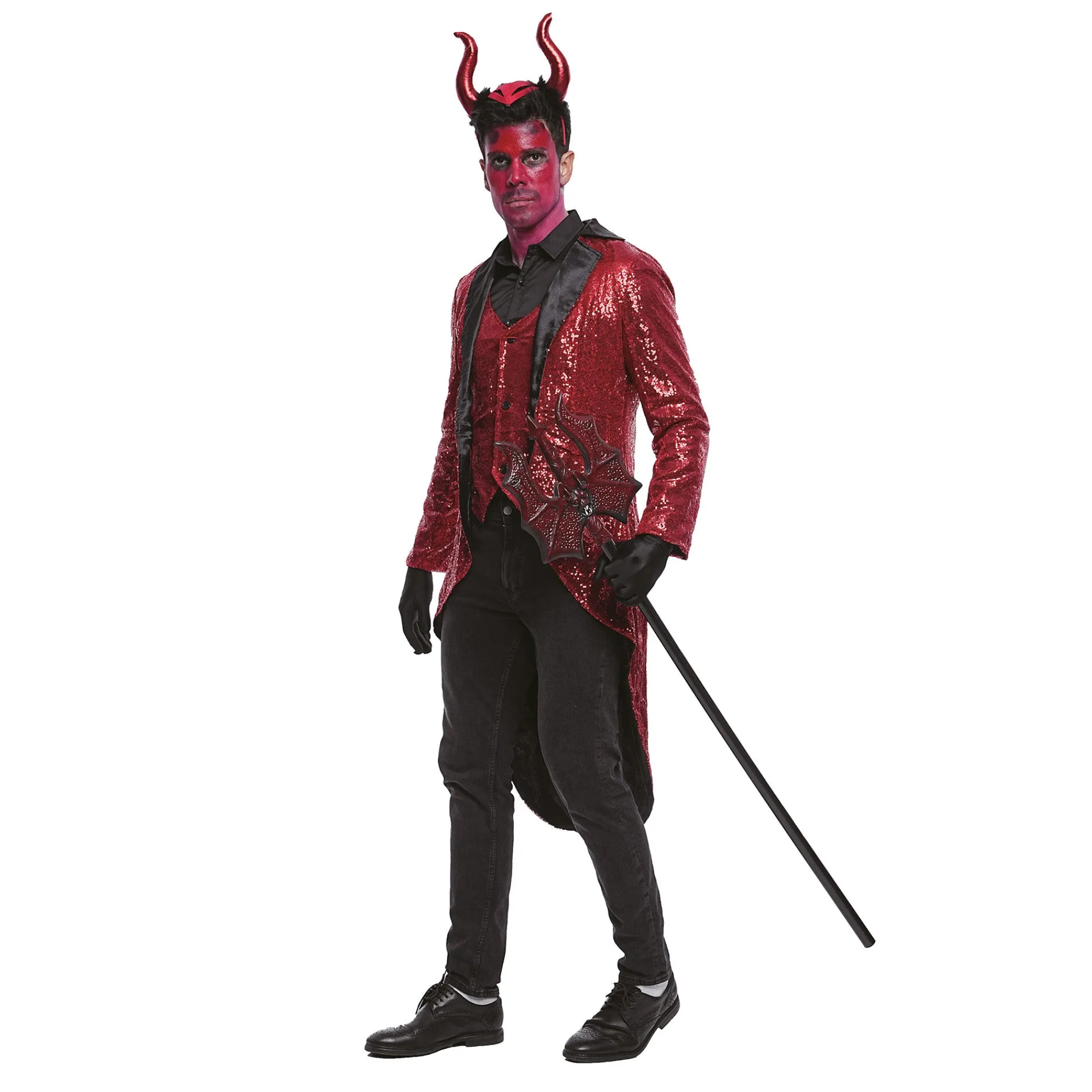 Van Cranenbroek Herenkostuums>Jas duivelstaart paillet S