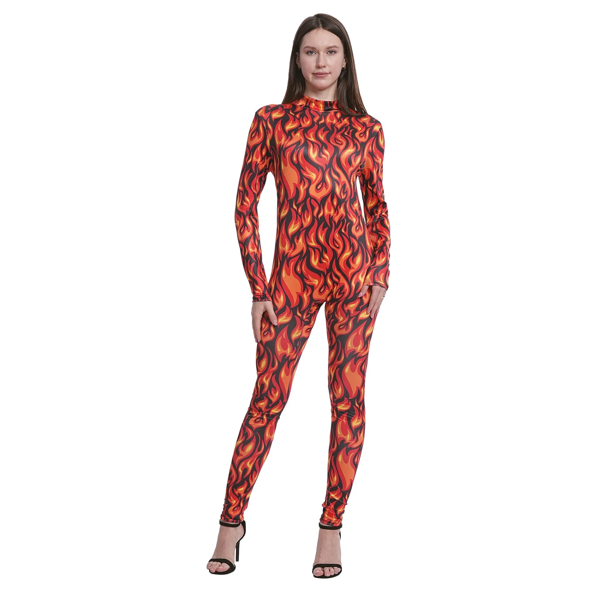 Van Cranenbroek Dameskostuums>Jumpsuit vlammen S