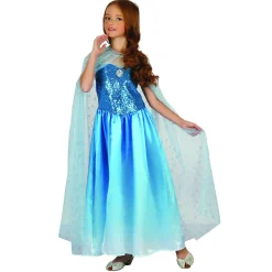 Van Cranenbroek Kinderkostuums>Jurk Sneeuw Prinses 92