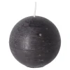 O'malley Kaarsen>Kaars bol 80mm antraciet