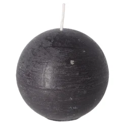 O'malley Kaarsen>Kaars bol 80mm antraciet