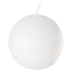 O'malley Kaarsen>Kaars bol 80mm wit