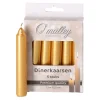 O'malley Kaarsen>Kaars Diner 12 cm Goud 5 Stuks