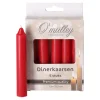 O'malley Kaarsen>Kaars Diner 12 cm Rood 5 stuks
